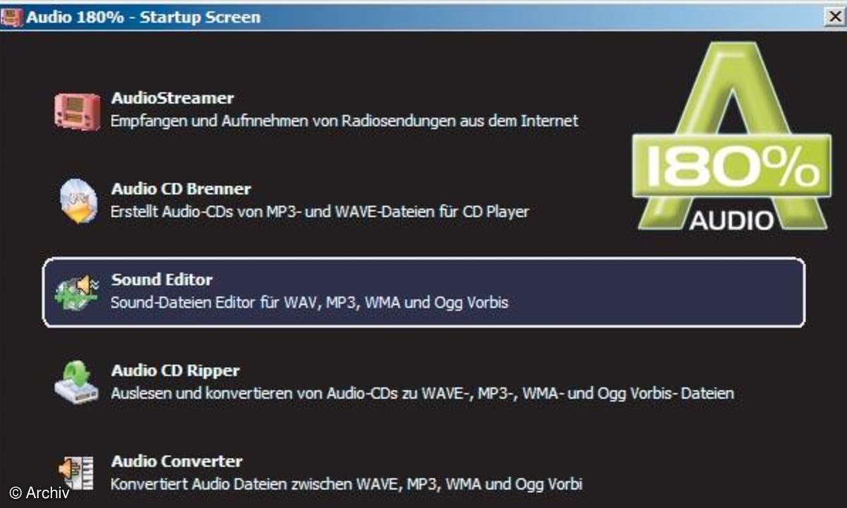Audio-CDs brennen und rippen