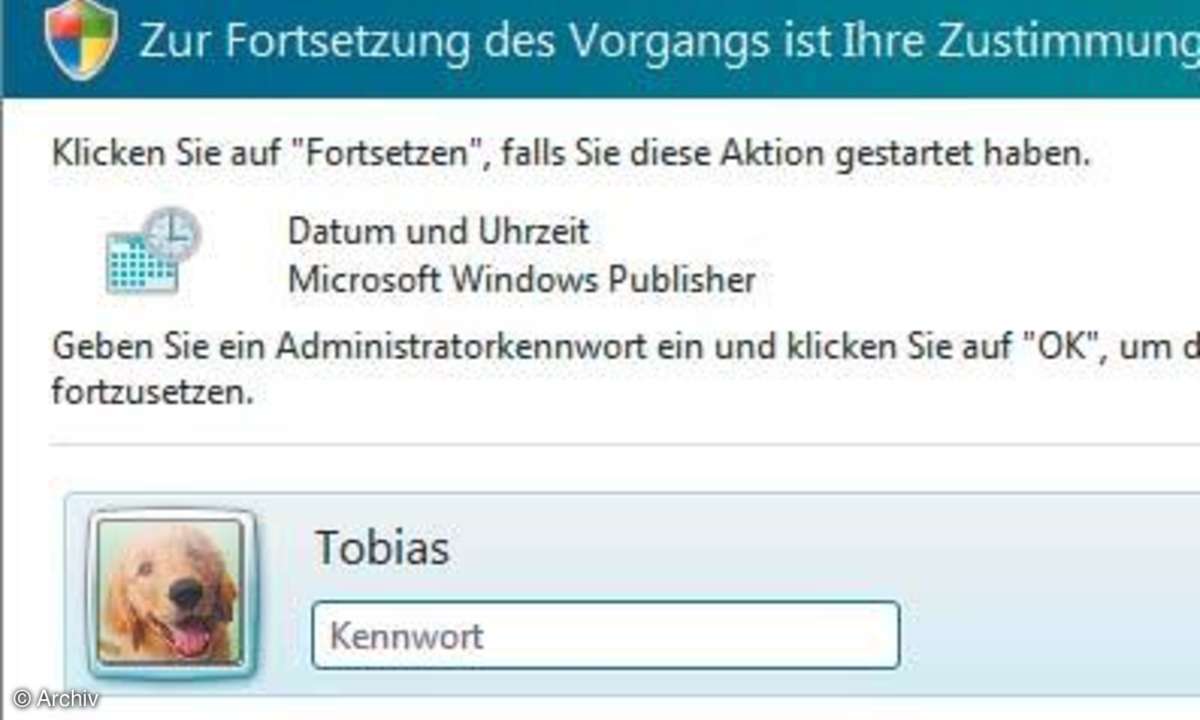 Benutzerkonten und andere neue Features