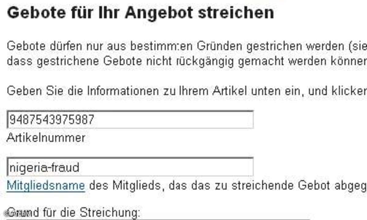 Auktionsbetrüger