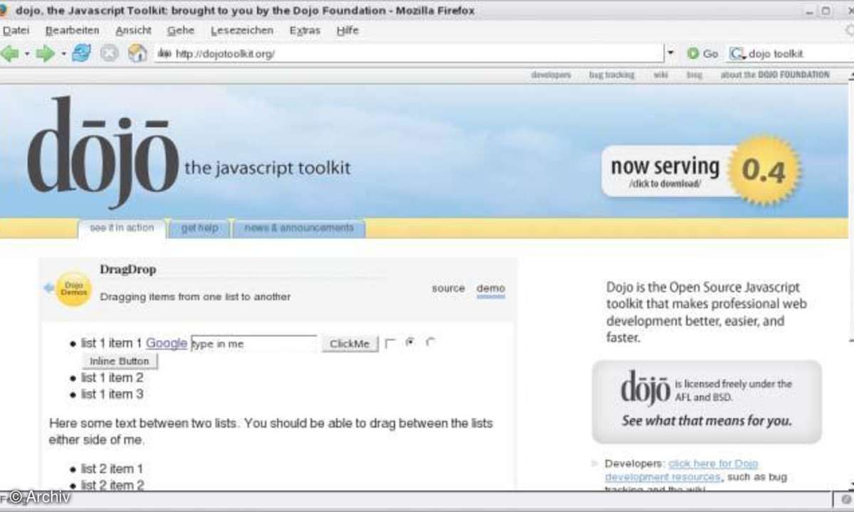 Ajax unter verschiedenen Browsern