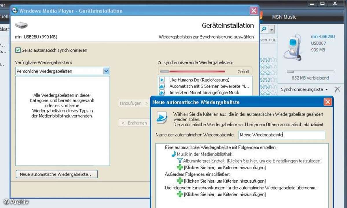 Windows Media Player 11 in der Praxis