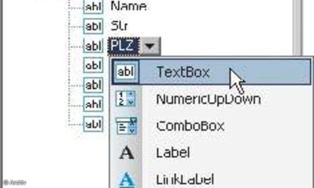 Anwendung mit Datenbankanbindung