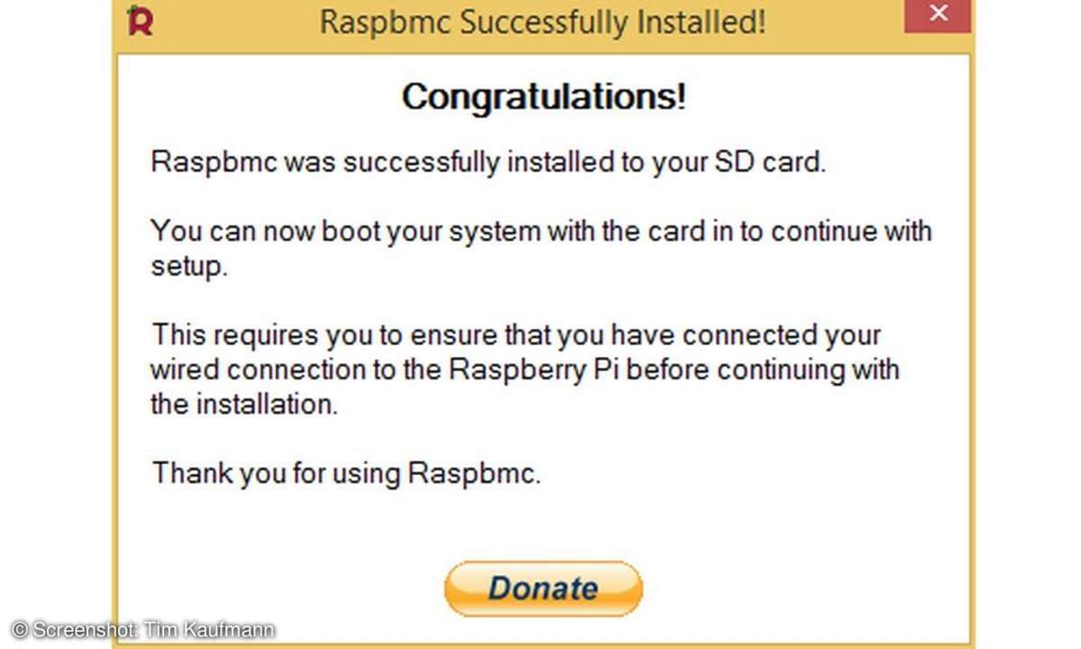 XBMC auf Raspberry Pi
