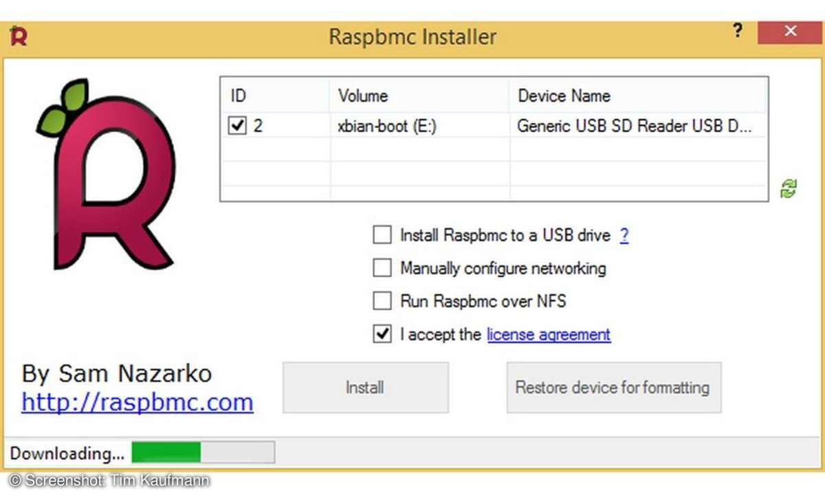 XBMC auf Raspberry Pi