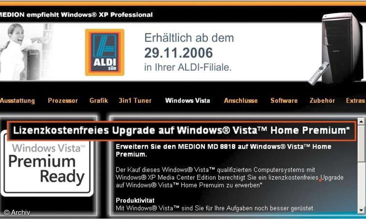 XP statt Vista