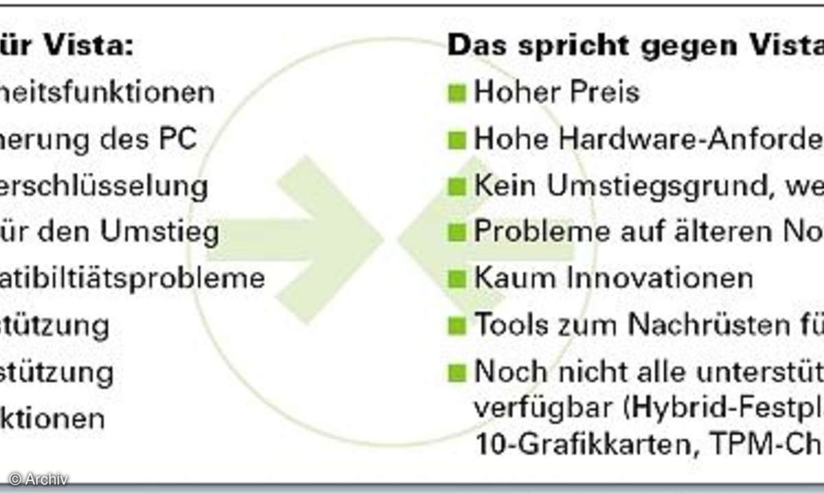XP statt Vista