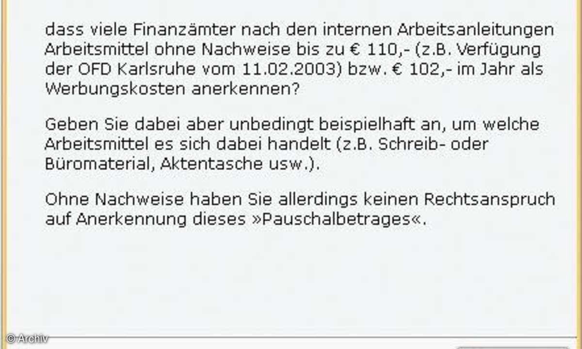 Steuerprogramme im Vergleich