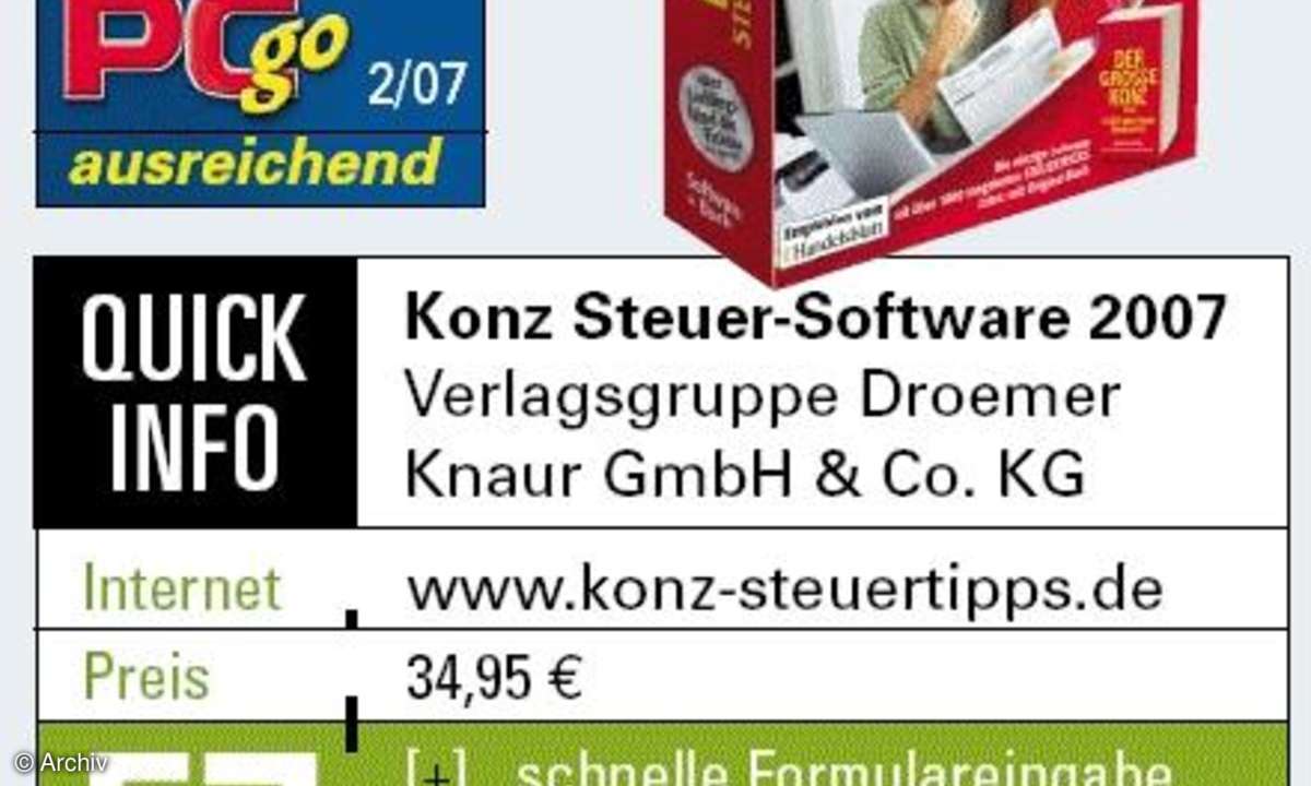 Steuerprogramme im Vergleich