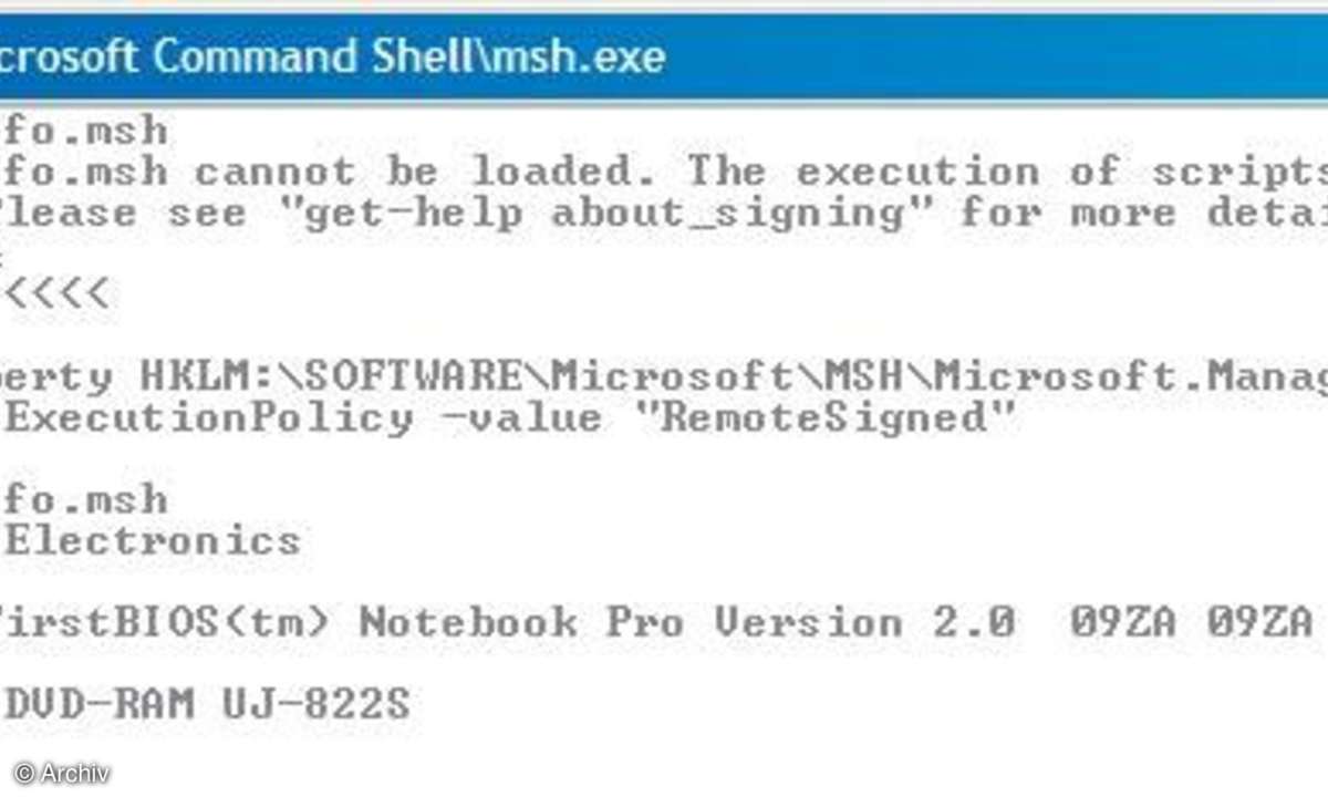 Die neue PowerShell einsetzen