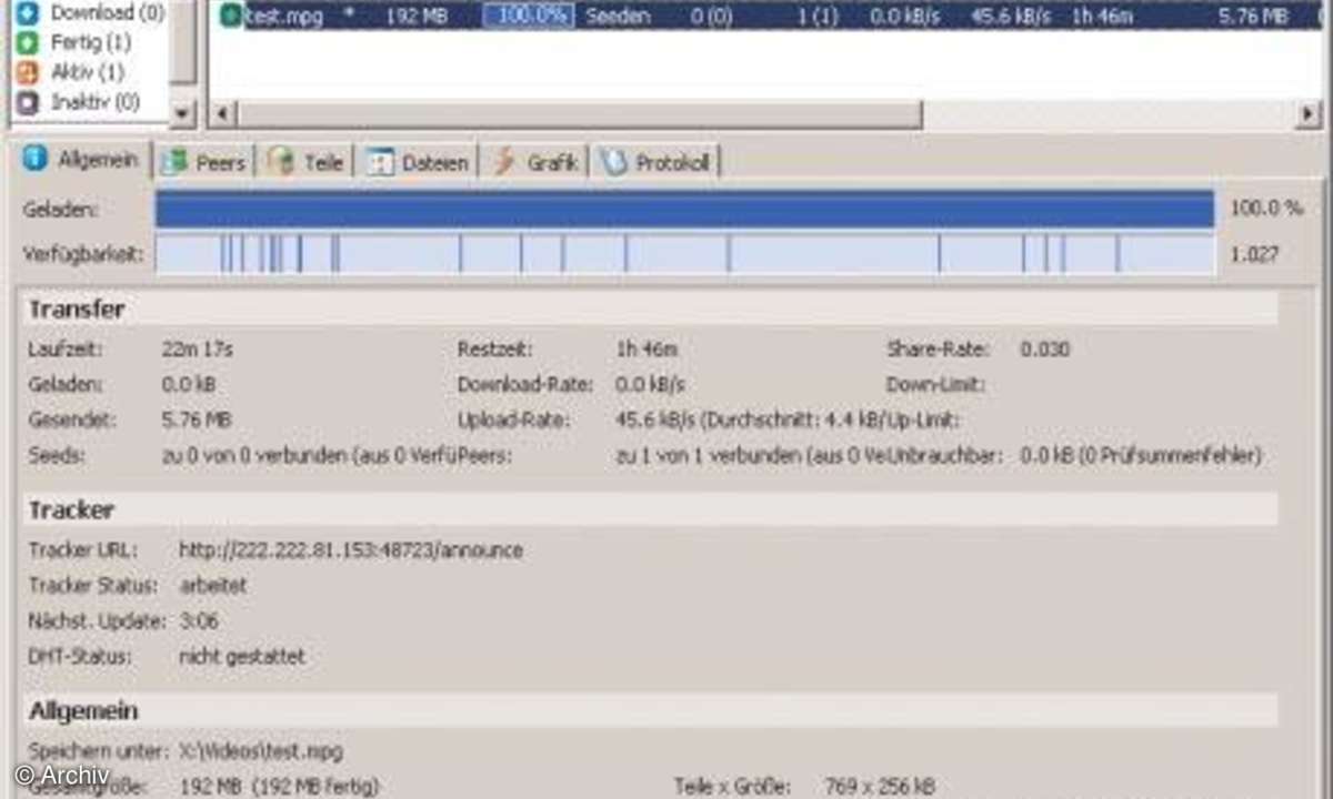 Tauschbörse Bittorrent