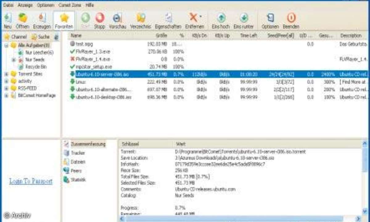 Tauschbörse Bittorrent