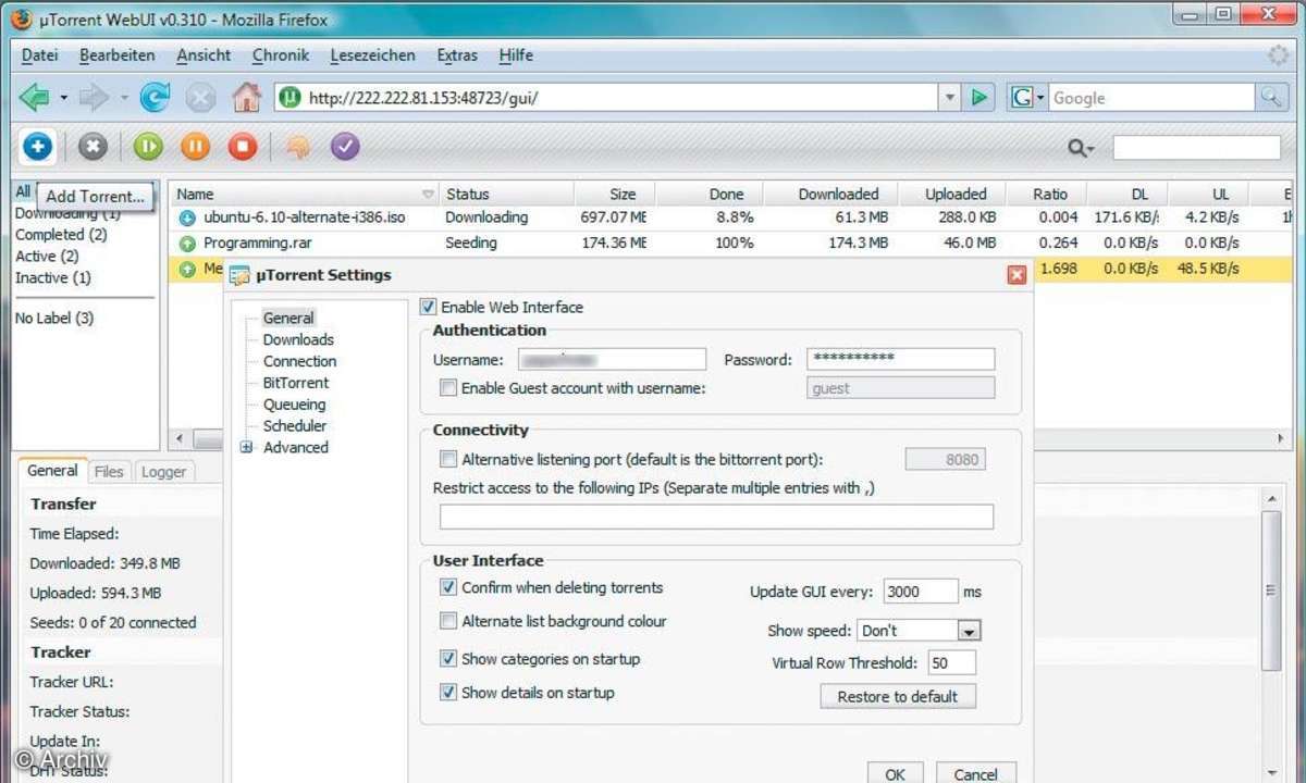 Tauschbörse Bittorrent