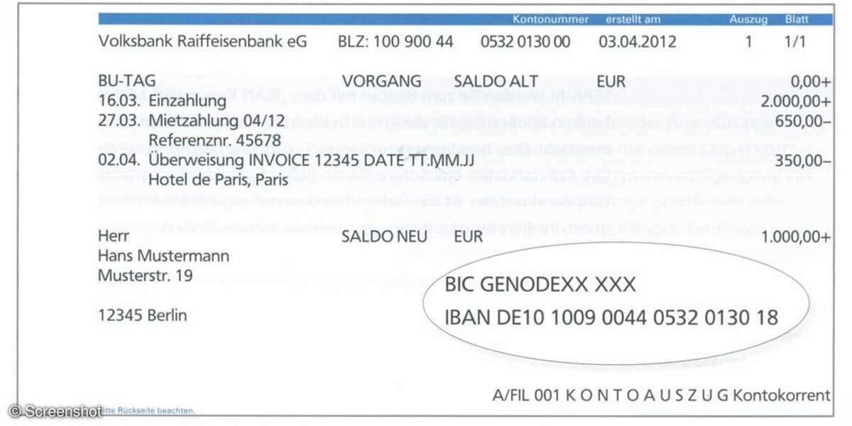 Kontonummer und BLZ zuverlässig für SEPA-Umstellung umrechnen - connect ...