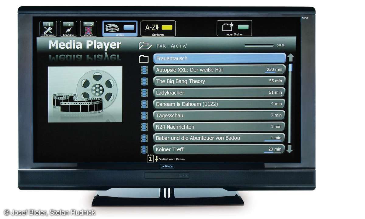 Metz Aurus 47 3D Media twin R, fernseher, home entertainment