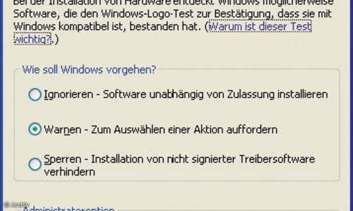 Treiber-Update ohne Tücken
