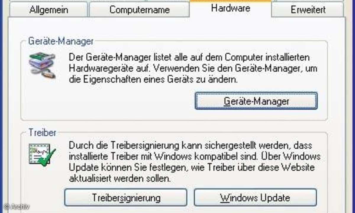 Treiber-Update ohne Tücken