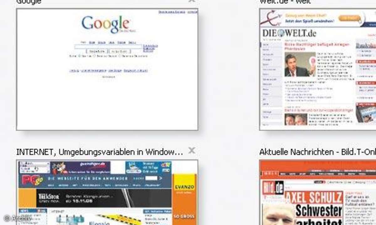 Internet Explorer 7 ausreizen