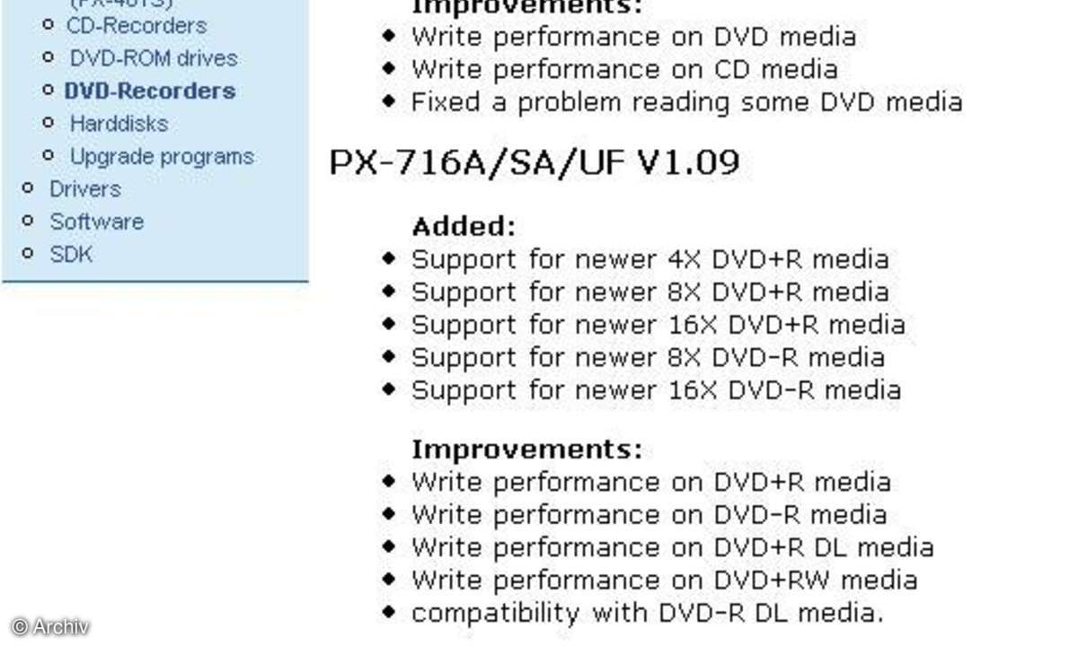 Das DVD-Brenner-Update