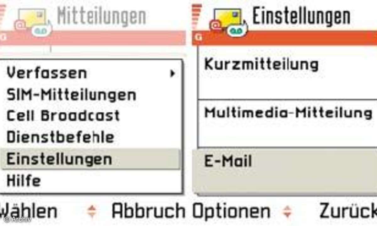 E-Mails auf dem Handy