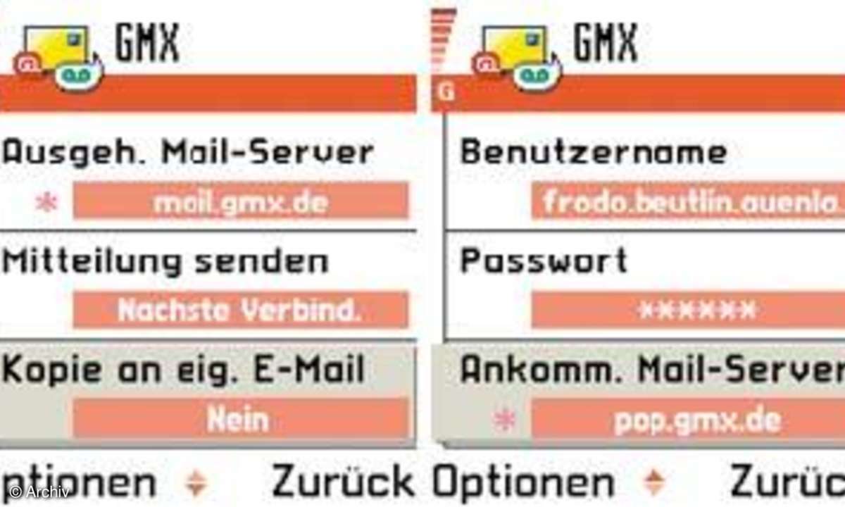 E-Mails auf dem Handy
