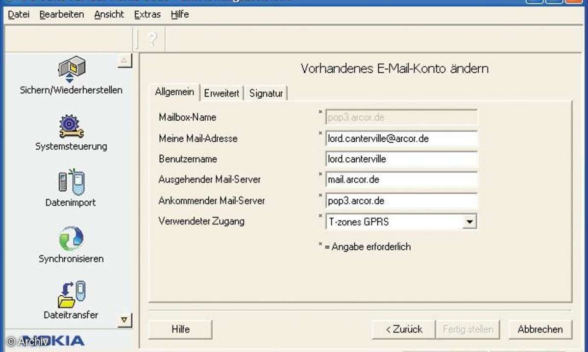 E-Mails auf dem Handy