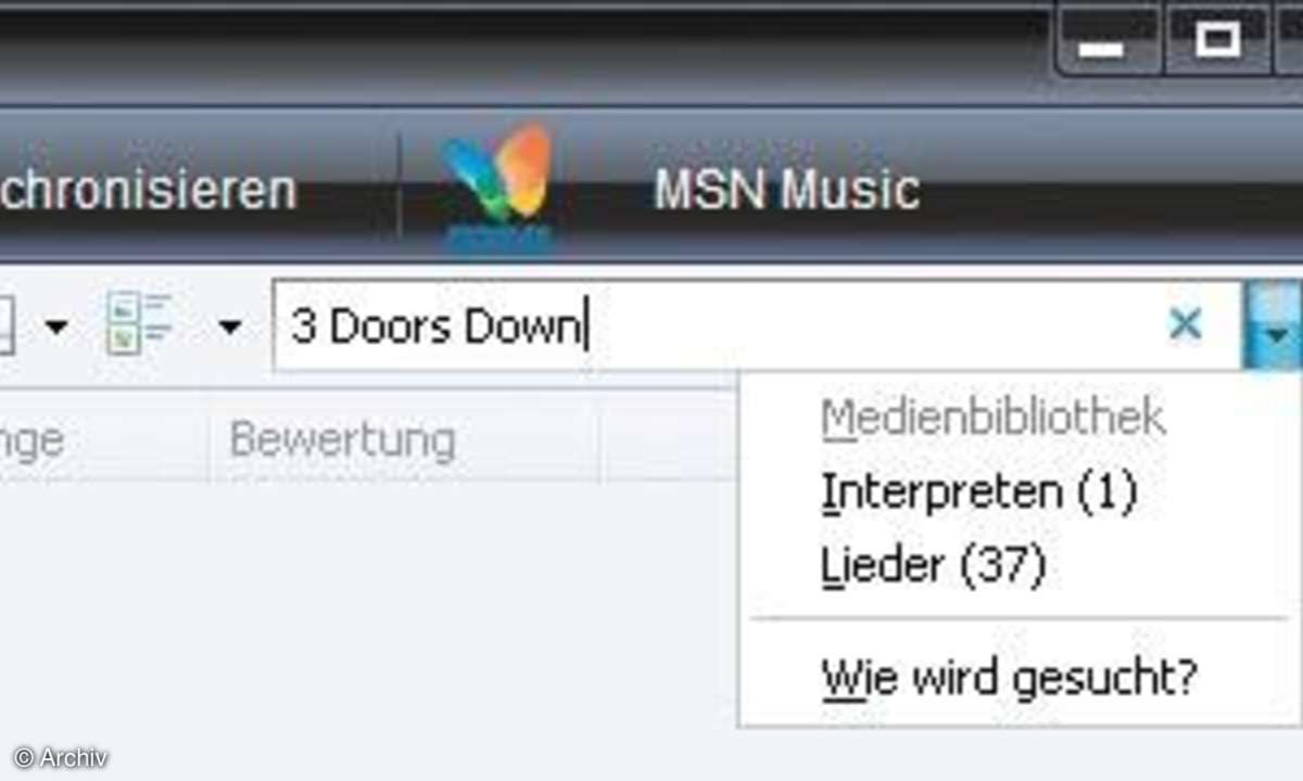 Windows Media Player 11 frisieren
