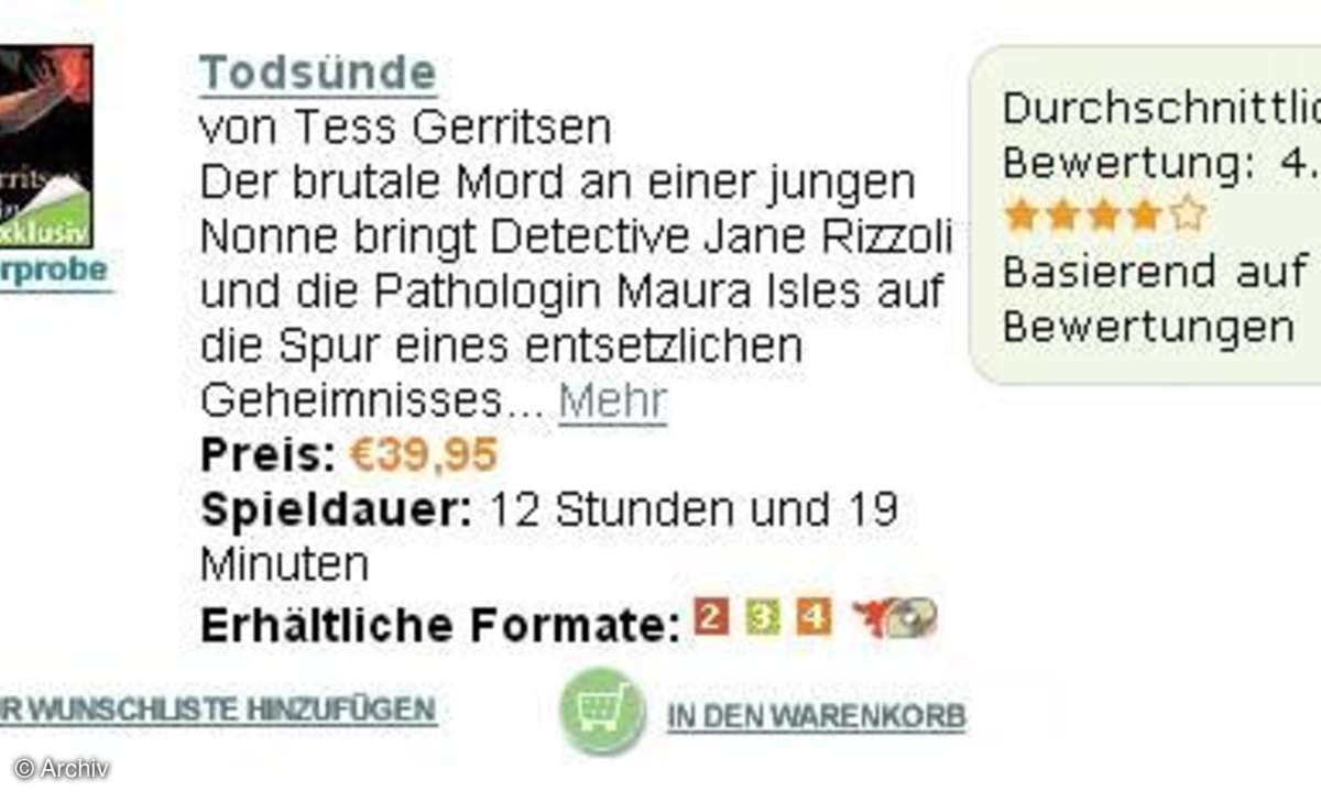 Hörbucher aus dem Netz