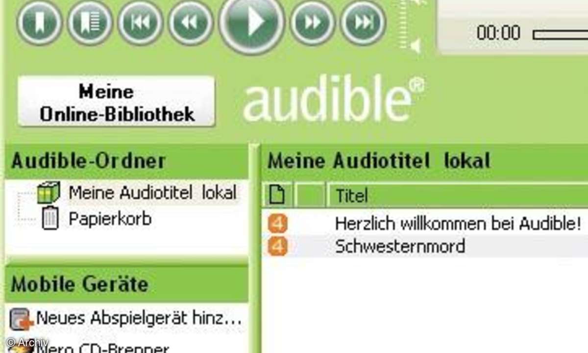 Hörbucher aus dem Netz