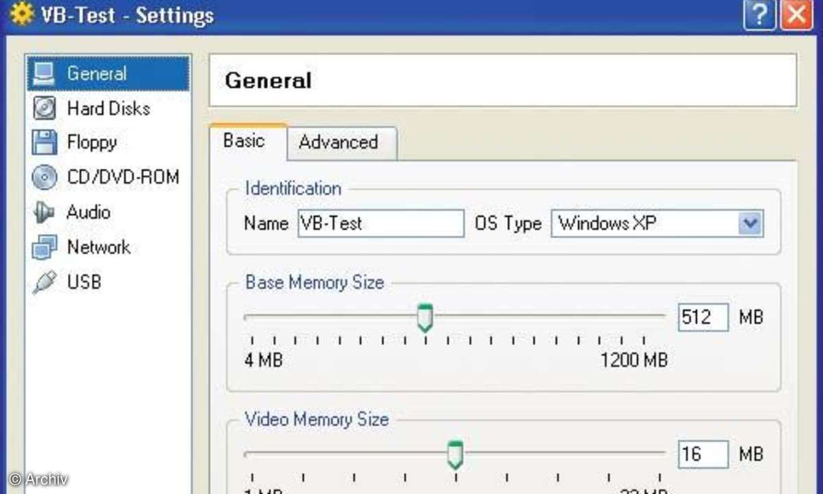 Betriebssystem-Virtualisierung unter Windows