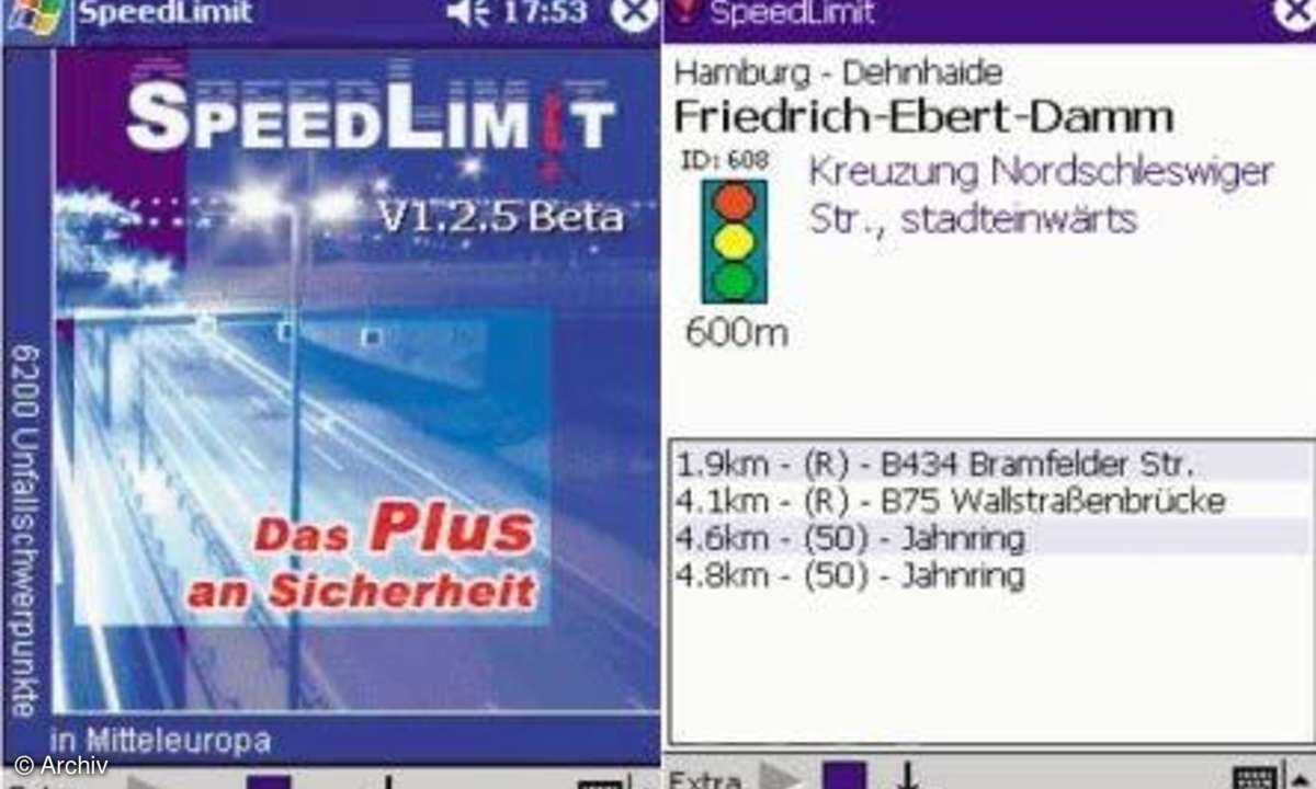 So arbeiten Navi-Radarwarner