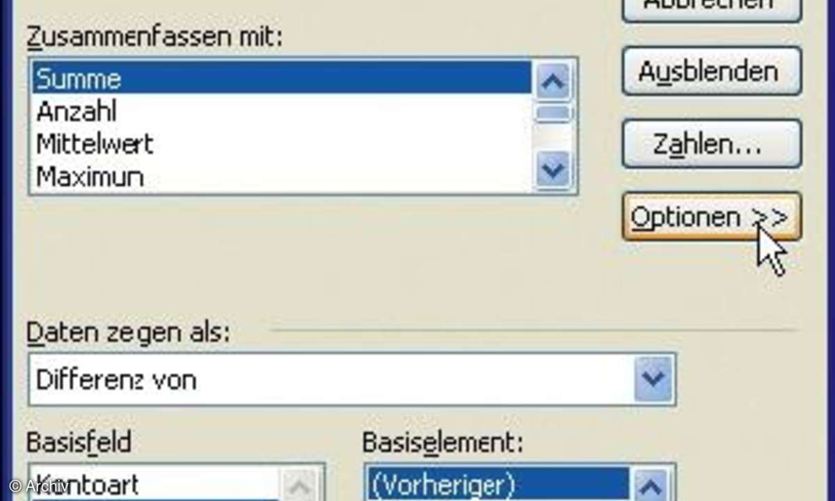 Pivot-Tabellen in Excel