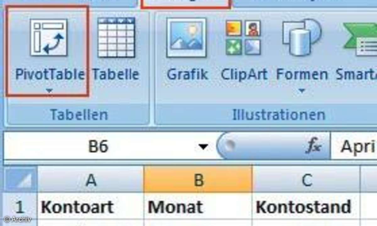 Pivot-Tabellen in Excel