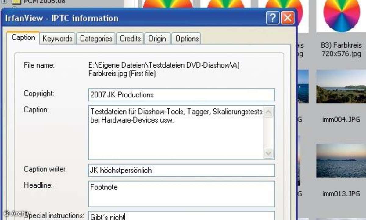 Digitale Fotoschachteln