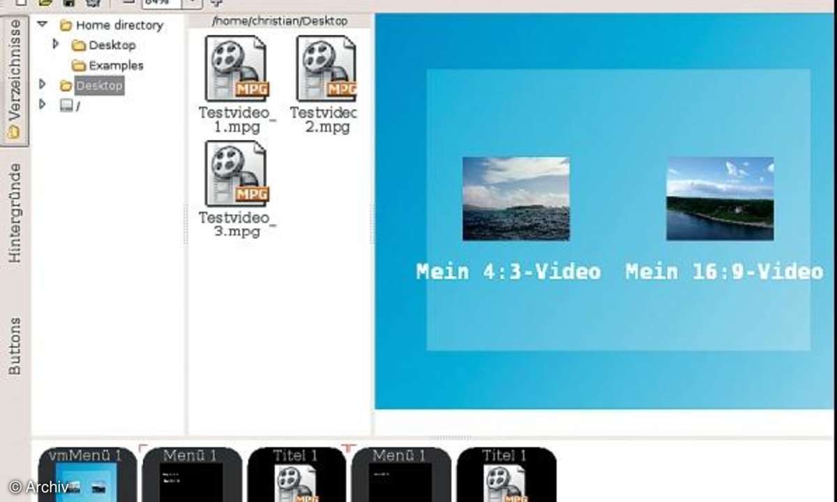 DVD-Authoring mit Linux