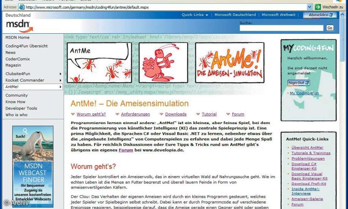 Microsoft AntMe