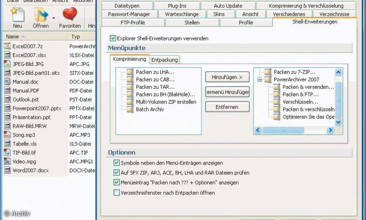 Die besten Pack-Programme