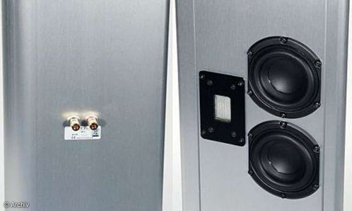 asymmetrische Form der AP 3 Boxen