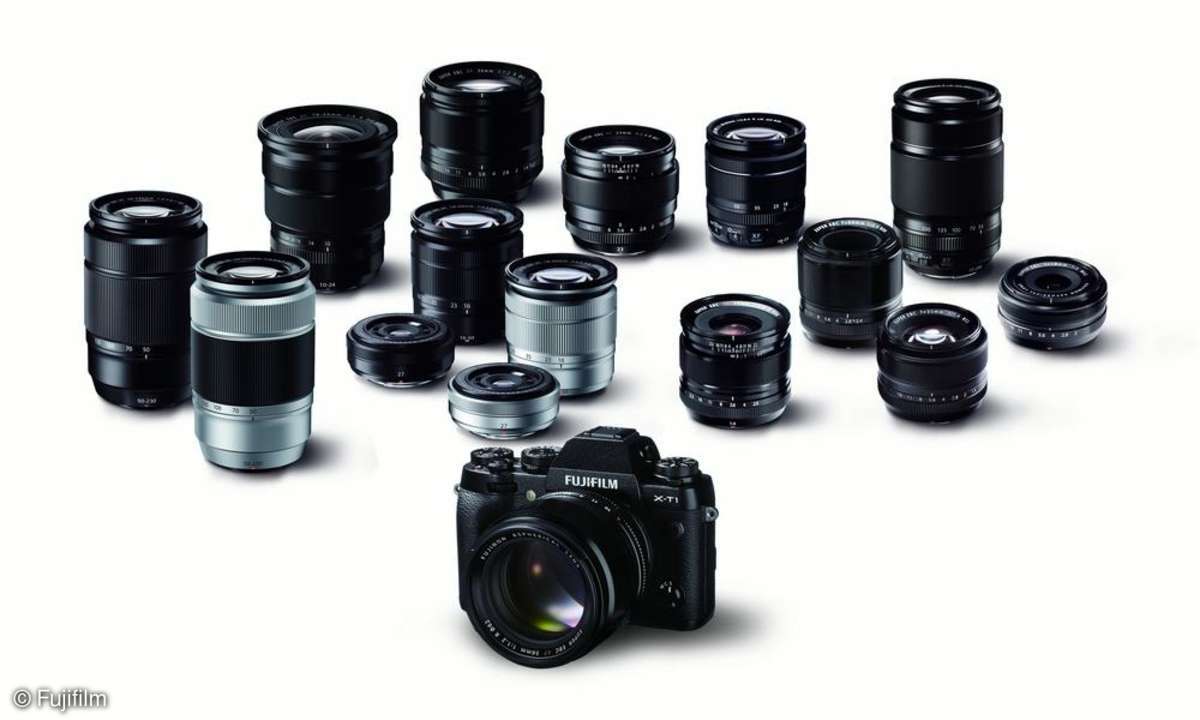 Fujifilm X-T1 mit Objektivsystem