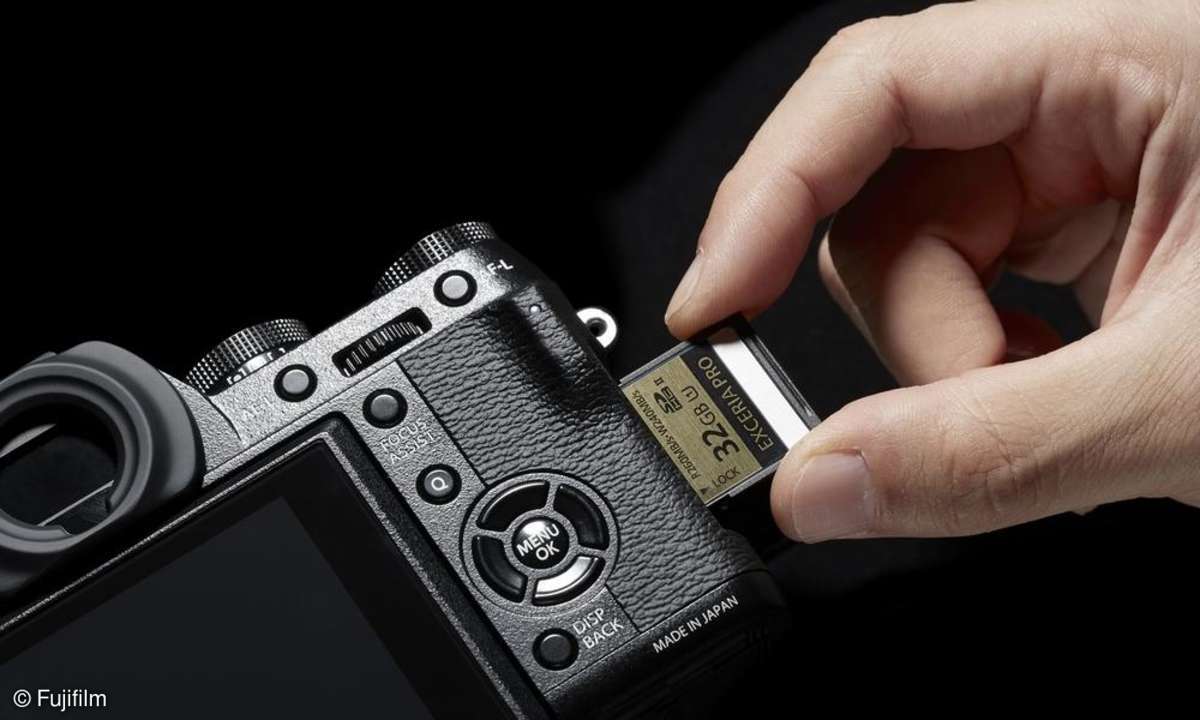 Fujifilm X-T1 Speicherkarte