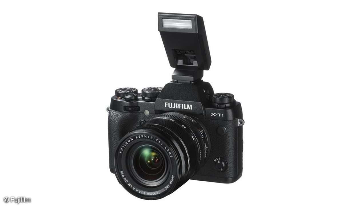 Fujifilm X-T1 mit Blitz