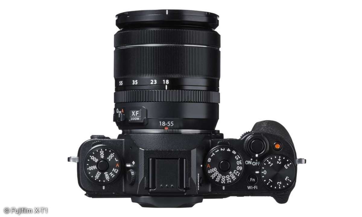 Fujifilm X-T1 - Oben - Bedienung