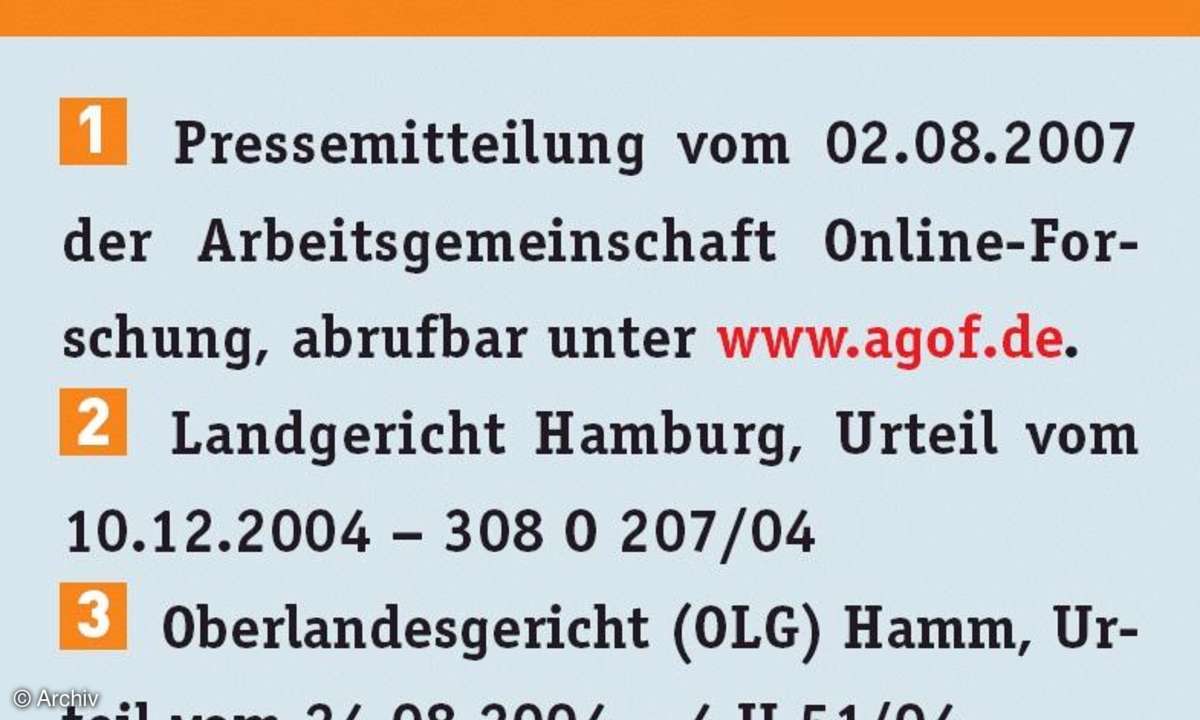 Rechtsprobleme für Web-Veröffentlichungen
