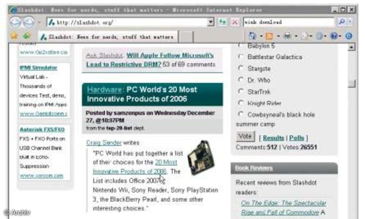 Internet Explorer 7 pro