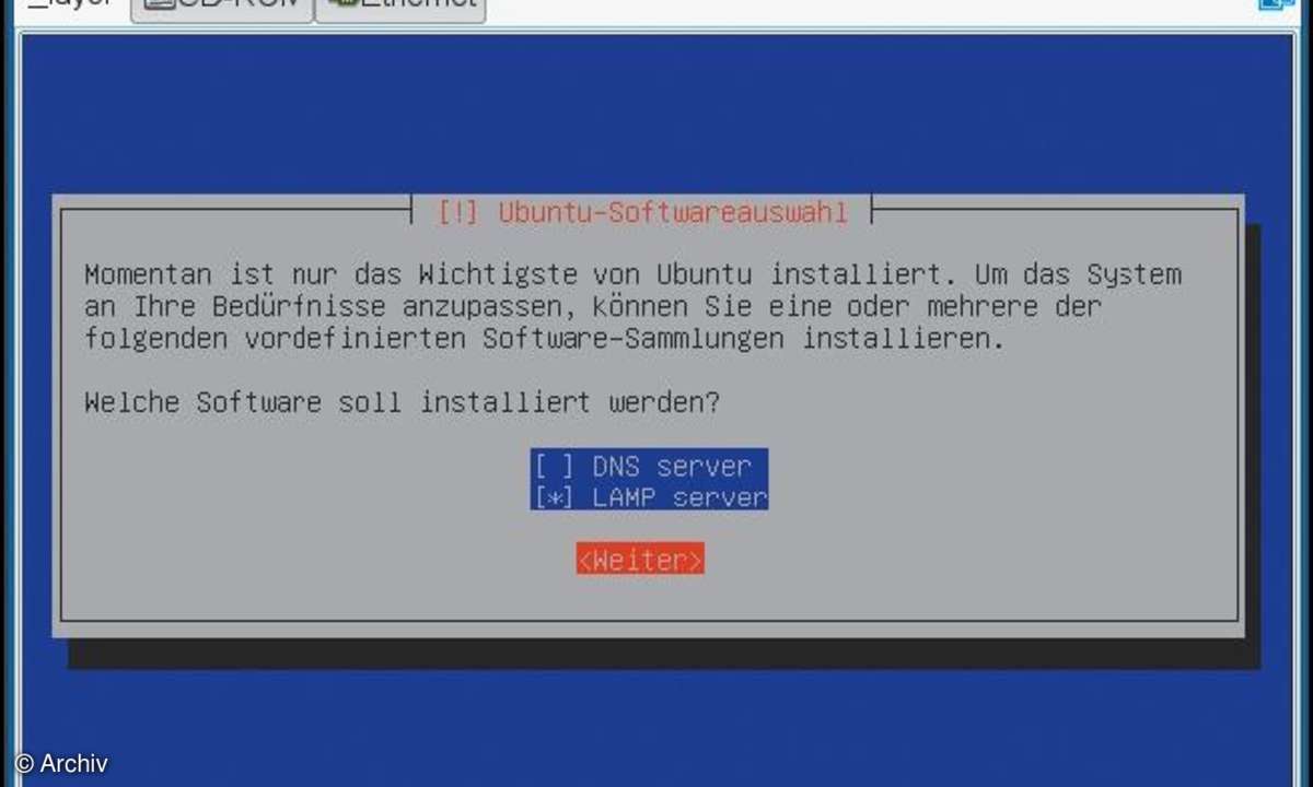 Ubuntu serviert