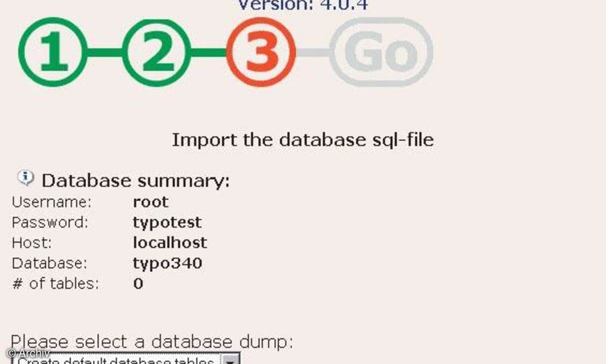 Content Management mit Typo3
