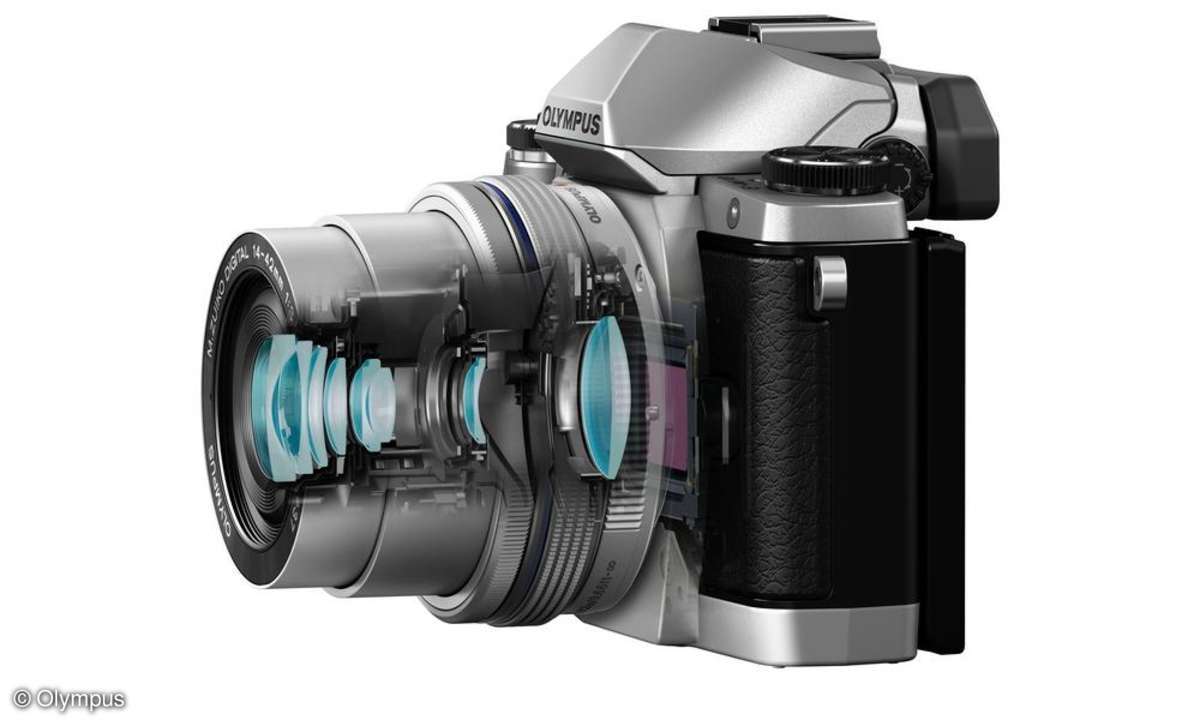 Olympus OM-D E-M10 - Querschnitt