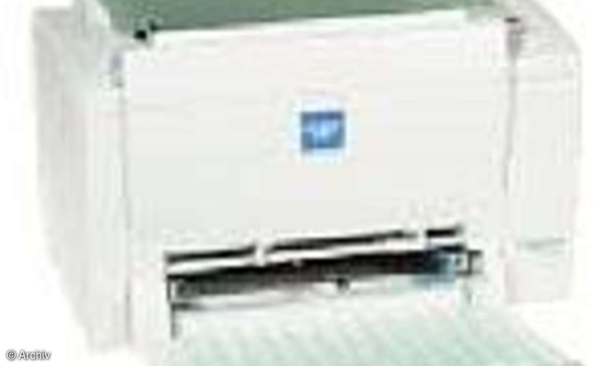 Laserdrucker: Schwarzweiß-Malerei