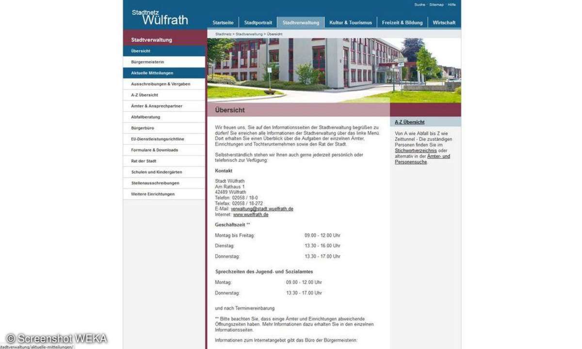 Nahe Wuppertal befindet sich die Kleinstadt Wülfrath, welche zum 1. Januar 2014 einen Administrator gesucht hat, der Linux beherrscht und auch mit Windows-Servern umgehen kann. Hier scheint eine Umstellung bald zu erfolgen.