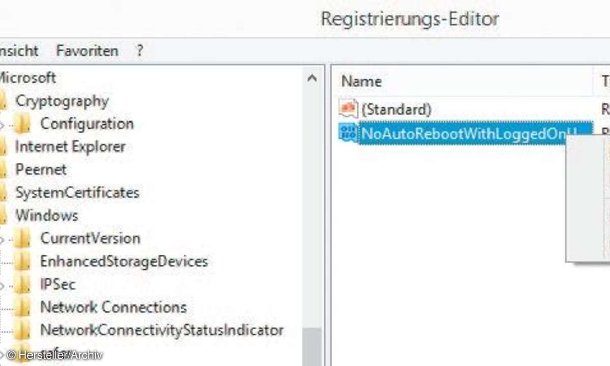Registierungs-Editor