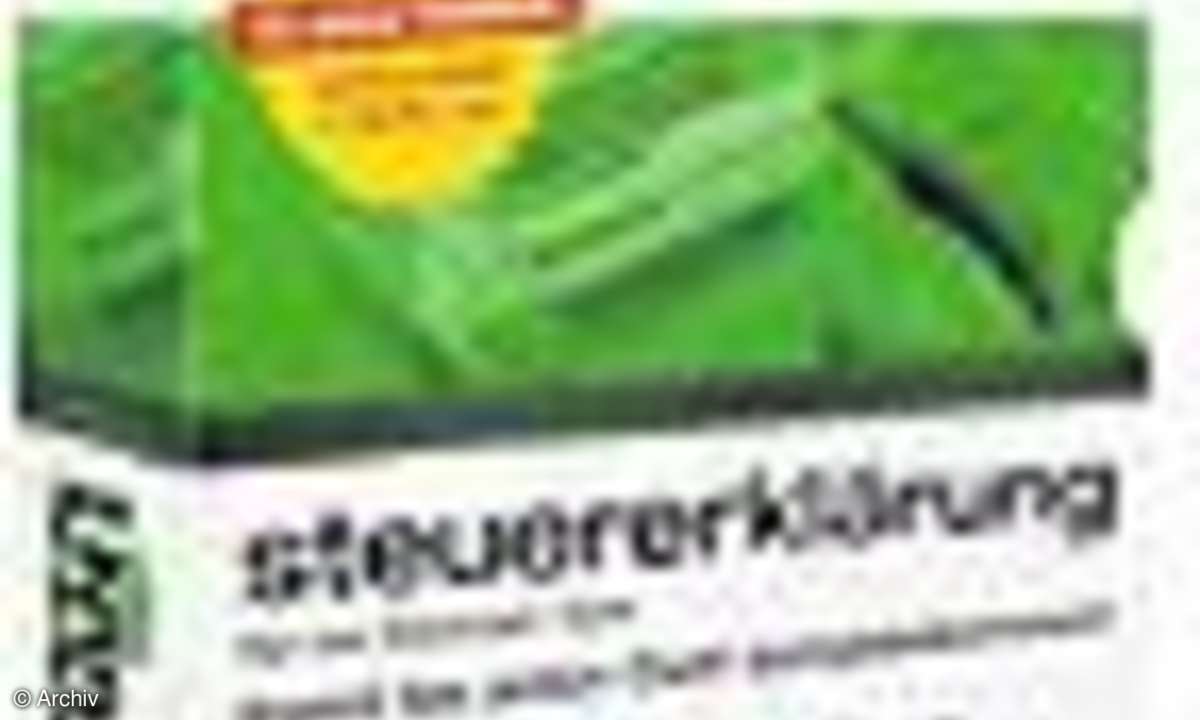 Steuererklärungs-Software: Armer Eichel